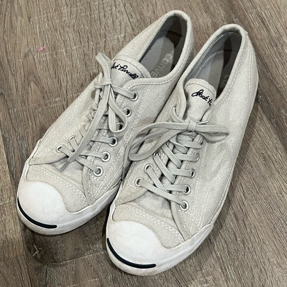 Unisex Women Size 9 Converse Jack Purcell Wool Converse Low Sneaker Shoe - Picture 1 of 14